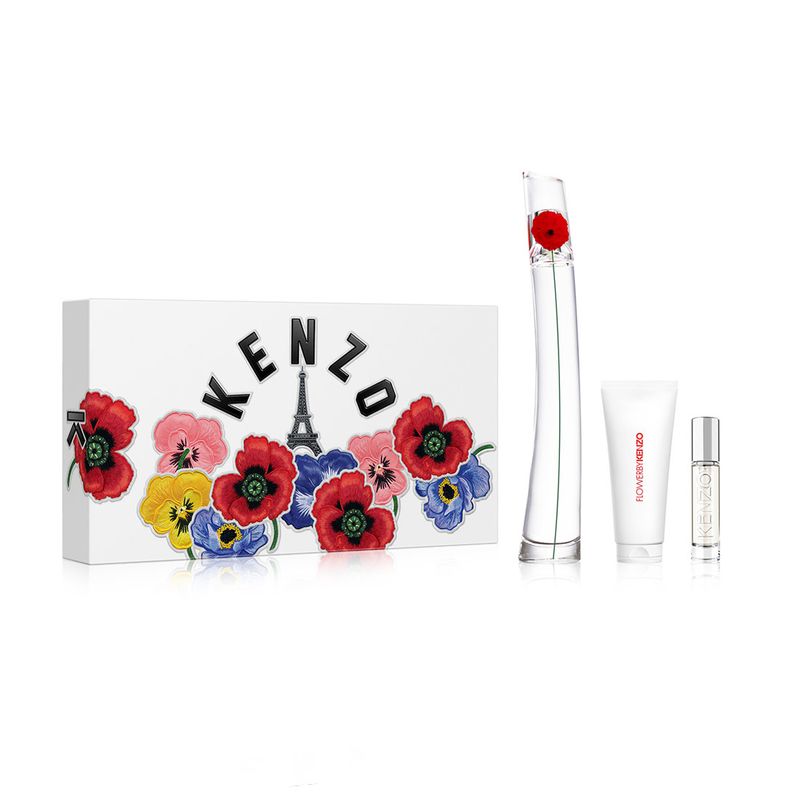 Flower By Kenzo EDP 100 ml + Body Milk + Travel Set