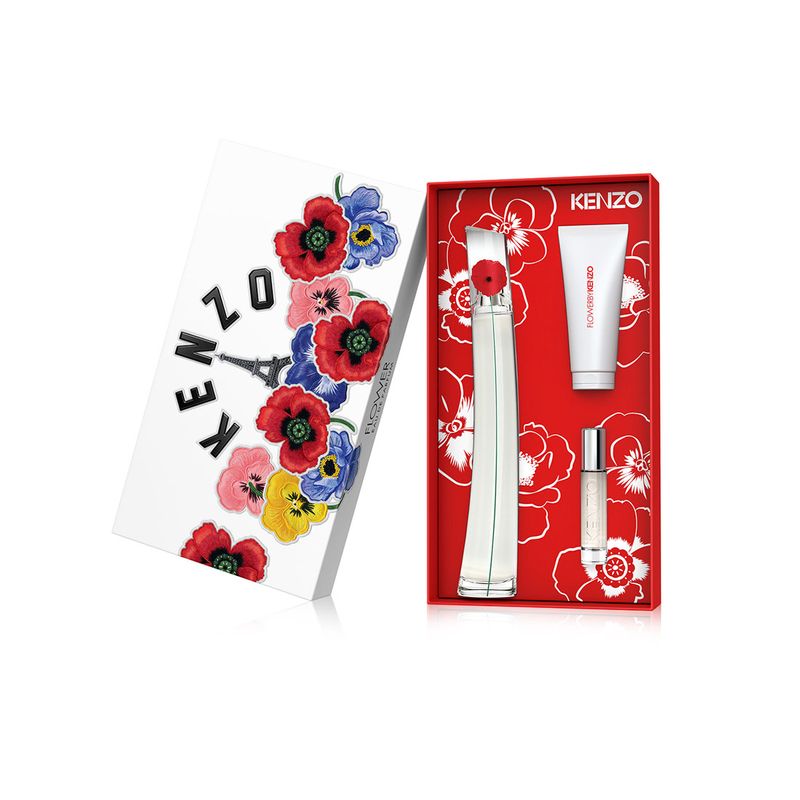 Flower By Kenzo EDP 100 ml + Body Milk + Travel Set